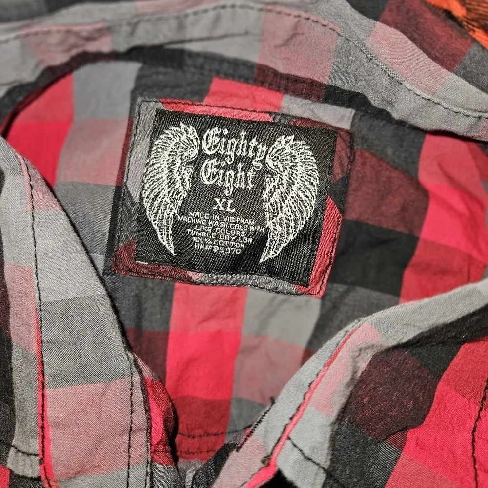 Eighty‎ Eight plaid shirt